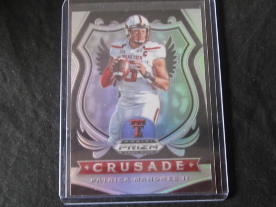 2020 PRIZM DRAFT PICKS PATRICK MAHOMES CRUSADE SILVER PRIZM TEXAS TECH