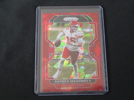 2021 PANINI PRIZM PATRICK MAHOMES RED ICE PRIZM CHIEFS