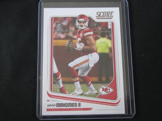2018 SCORE PATRICK MAHOMES CHIEFS