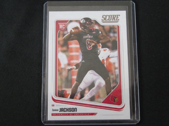 2018 SCORE LAMAR JACKSON RC LOUISVILLE