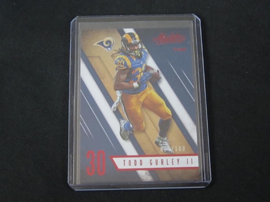 2016 ABSOLUTE TODD GURLEY II /100 RED FOIL RAMS