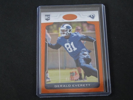 2017 CERTIFIED GERALD EVERETT RC /199 ORANGE TITANS