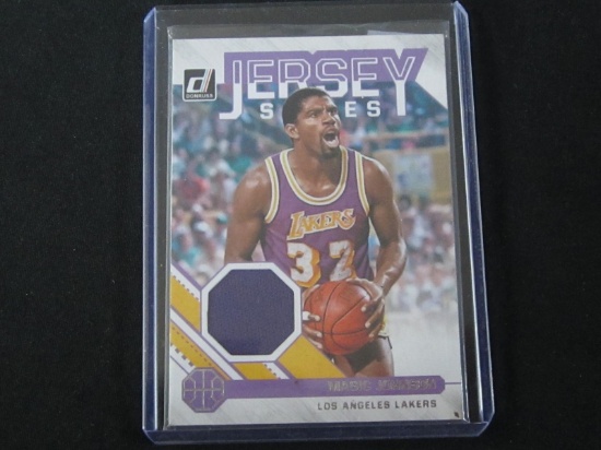 2020-21 DONRUSS MAGIC JOHNSON JERSEY SERIES LAKERS