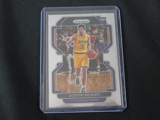 2021-22 PANINI PRIZM AUSTIN REEVES RC LAKERS