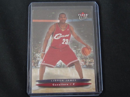 2003-04 FLEER ULTRA LEBRON JAMES RC H2 HUMMER CARD ONLY CAVS