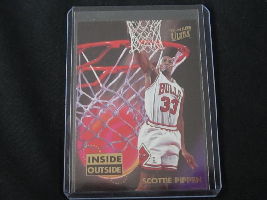 1993-94 FLEER ULTRA SCOTTIE PIPPEN INSIDE OUTSIDE BULLS