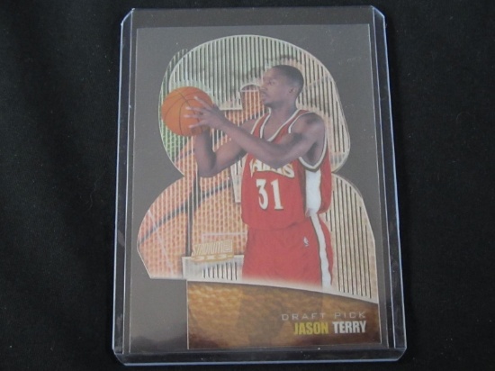2000 TOPPS STADIUM CLUB 3X3 JASON TERRY RC LUMINOUS HAWKS