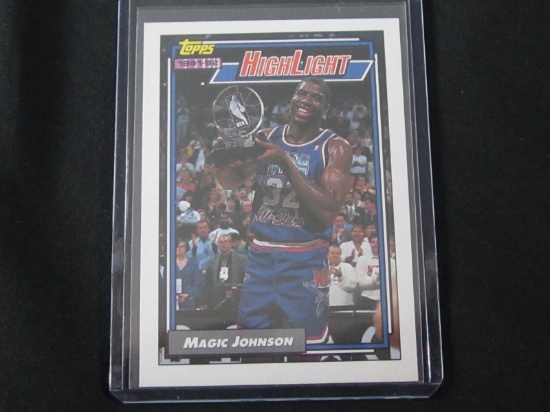 1992 TOPPS MAGIC JOHNSON HIGHLIGHT LAKERS