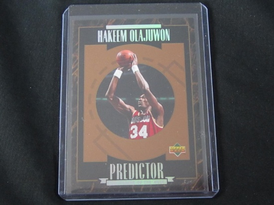 1996 UPPER DECK PREDICTOR HAKEEM OLAJUWON ROCKETS