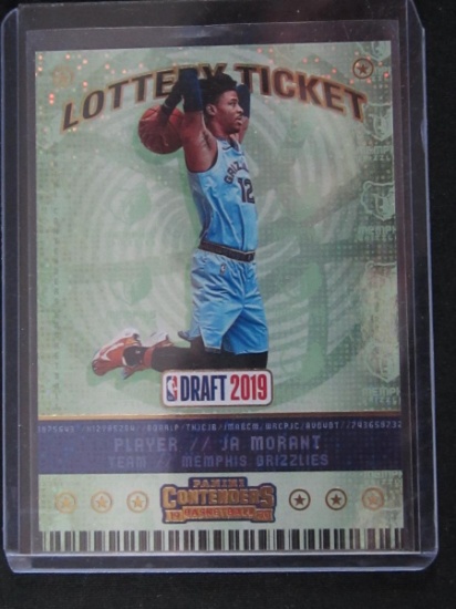 2019-20 CONTENDERS JA MORANT LOTTERY TICKET SPARKLE GRIZZLIES