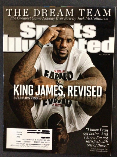 LEBRON JAMES SIGNED MAGAZINE