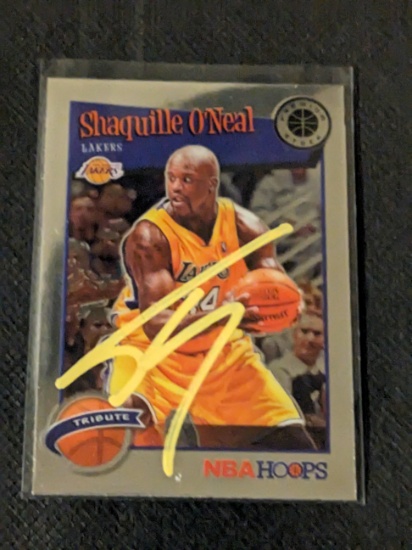 Shaquille O'neal  autographed card w/coa