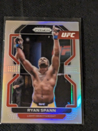 Ryan Spann silver Prizm - 2022 Panini Prizm UFC
