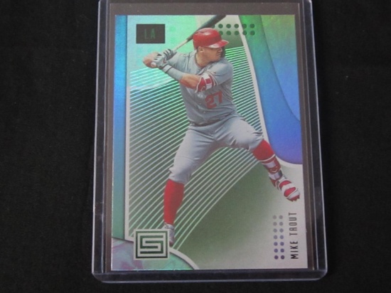 2019 CHRONICLES STRATUS MIKE TROUT GREEN ANGELS