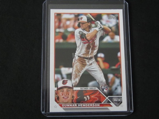2023 TOPPS GUNNAR HENDERSON RC ORIOLES