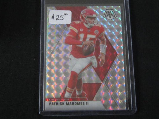 2020 MOSAIC PATRICK MAHOMES SILVER MOSAIC PRIZM CHIEFS