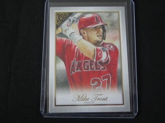 2019 TOPPS GALLERY MIKE TROUT ANGELS