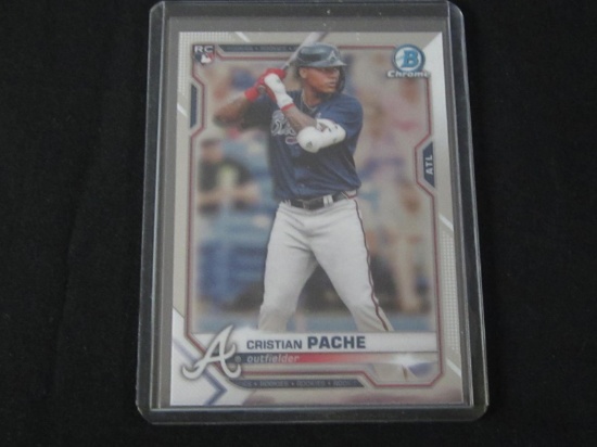 2021 BOWMAN CHROME CRISTIAN PACHE RC BRAVES
