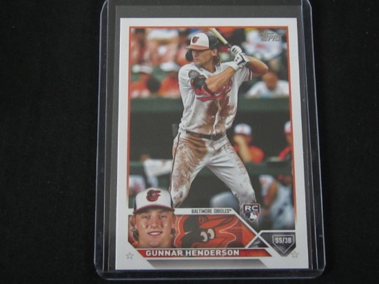 2023 TOPPS GUNNAR HENDERSON RC ORIOLES