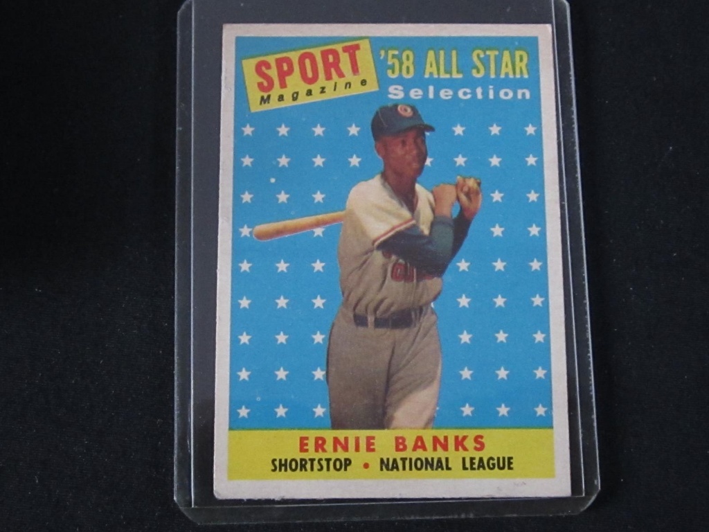 1958 TOPPS ERNIE BANKS SPORT MAGAZINE NO.482 VINTAGE, Art, Antiques &  Collectibles Collectibles Sports Memorabilia Sports Cards Baseball Cards, Online Auctions