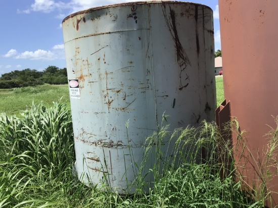 Gray Liquid Storage Tank
