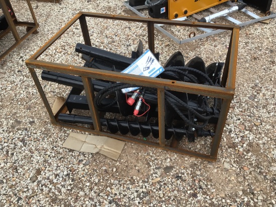 2024 Mower King Skid Steer Auger
