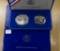 1986 Statue of Liberty 2 piece Proof set (Silver Dollar and Half Dollar)