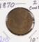 1870 Two Cent KEY