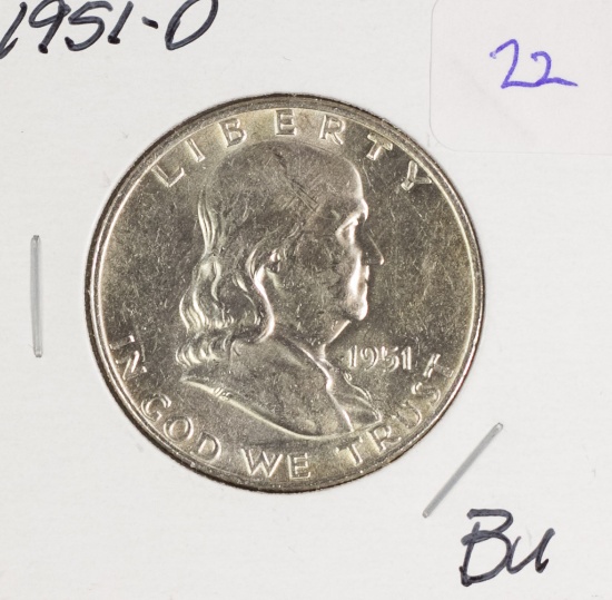 1951-D Franklin Half Dollar