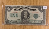 Canada: Dominion One Dollar 1923 Green Seal Pick 33