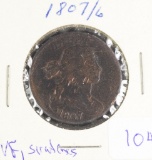 1807/6 Draped Bust Cent