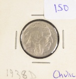 1938-D Indian Nickel