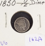 1850  and 1851-OSeated Liberty Half Dimes