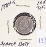 1884-S Seated Liberty Dime