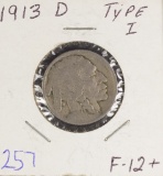 1913-D Type I Indian Nickel