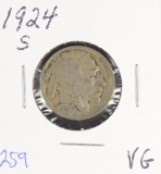 1924-S Indian Nickel