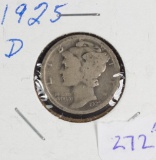 Two Scarce Mercury Dimes 1925-D and 1926