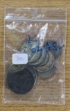 2.23 Oz. Actual Silver Weight in mixed World silver coins