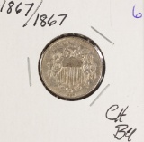 1867/1867 Shield Nickel