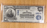 1902 PB $10 National: The Boonville National Bank, Boonville MO
