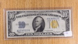 1934-A $10 Silver Certificate NORTH AFRICA Fr.2309