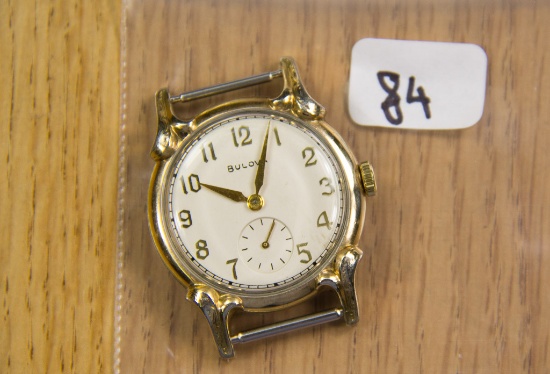 Bulova Wristwatch flared lugs 1949 runs