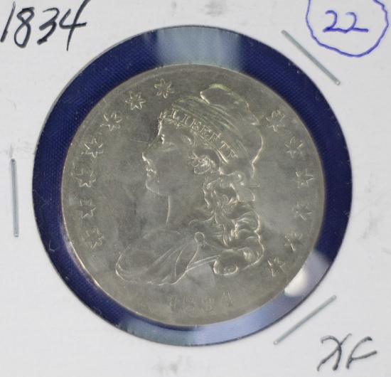 1834 Capped Bust Half Dollar