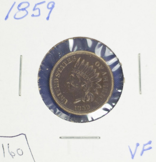 1859 Indian Cent One Year Type