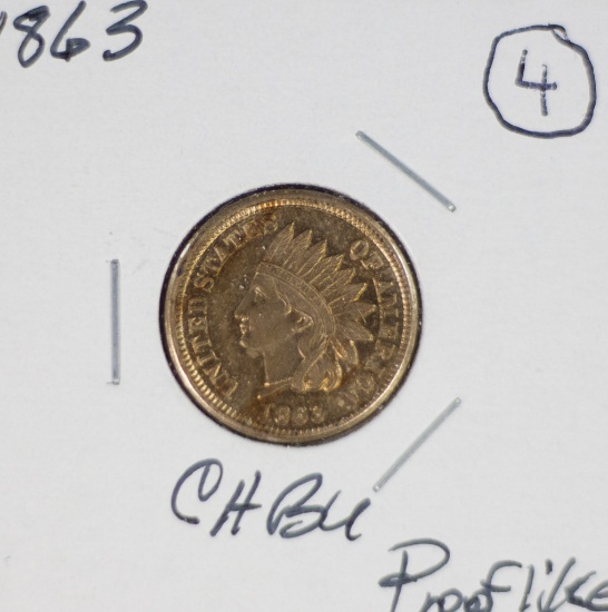 1863 Indian Cent