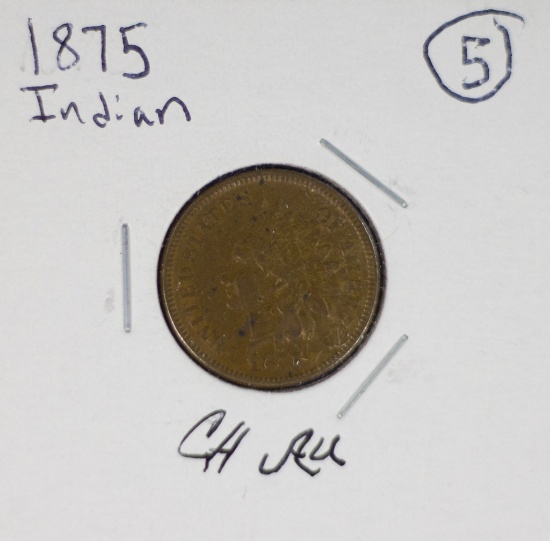 1875 Indian Cent