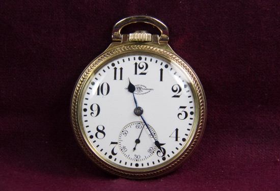 Ball-Hamilton 999P 21 jewel 16 size RAIROAD open face