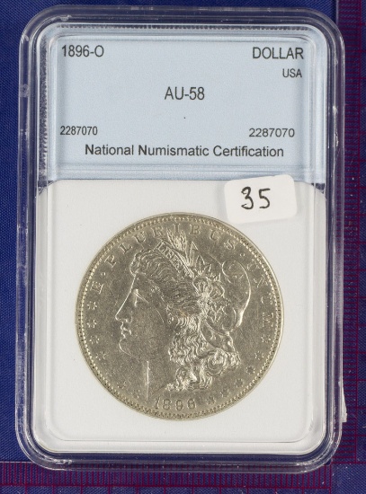 1896-O Morgan Dollar
