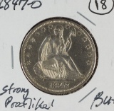 1847-O Seated Liberty Half Dollar Prooflike