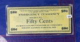 Depression Scrip: NORTON KANSAS 1933 50 Cents